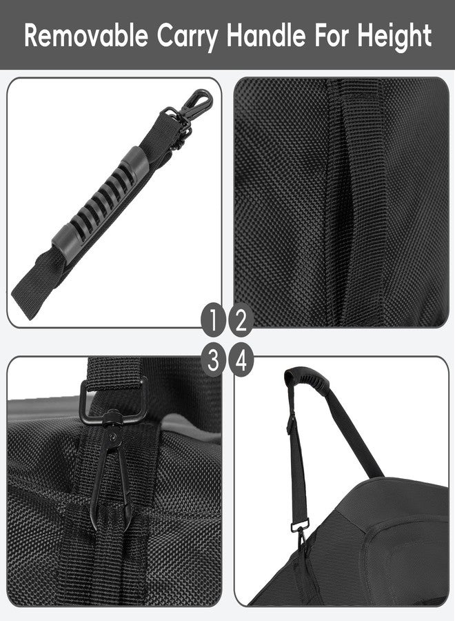 FREEAMG 116L Foldable Rolling Duffel Bag with 3 Wheels And Handle, 30 inch Large Travel Duffle Bag for Travel, Camping, Outdoors - Image 5